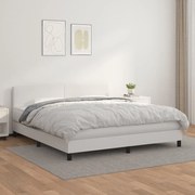 ΚΡΕΒΑΤΙ BOXSPRING ΜΕ ΣΤΡΩΜΑ ΛΕΥΚΟ 180X200 ΕΚ. ΣΥΝΘΕΤΙΚΟ ΔΕΡΜΑ 3141018