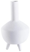 IFIGENIA ΒΑΖΟ ΚΕΡΑΜΙΚΟ ΛΕΥΚΟ 21x21xH35cm - 032297