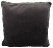 Μαξιλάρι Διακοσμητικό (Με Γέμιση) Nuit 018887 Anthracite 45X45 Βελούδο