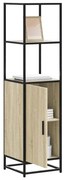 Highboard Sonoma Oak Κατασκευασμένο ξύλο και μέταλλο - Καφέ