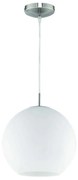 Φωτιστικό Οροφής Moon R30153007 1xE27 60W Φ30 150cm Nickel Mat RL Lighting Μέταλλο,Γυαλί