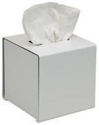 Θήκη Για Χαρτομάντηλα Inox White Matte 13εκ. Pam &amp; Co 124-033