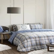 Σεντόνια Henry (Σετ 3τμχ) Beige-Blue Nima Μονό 170x260cm 100% Βαμβάκι