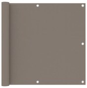 Διαχωριστικό Βεράντας Taupe 90 x 500 εκ. Ύφασμα Oxford - Μπεζ-Γκρι