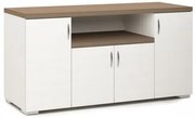 Σύνθετο NSBIOMEL "DRIOPI" 150x80x45cm  25-702 ΧΡΩΜΑ  ΛΕΥΚΟ  ΜΕ  ΔΡΥΣ  ΕΠΙΦΑΝΕΙΑ