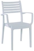 Πολυθρόνα OLIMPIA PP-UV Άσπρο 54x52x86cm
