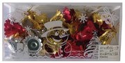 Σετ Χριστουγεννιάτικα στολίδια - 3cm - 30pcs - 23195