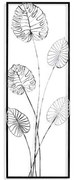 Διακοσμητικό Τοίχου Strawberry 930DYU1287 32x4x90cm Black-White Wallity Μέταλλο