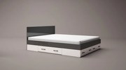 Κρεβάτι με συρτάρια Apolo10 160x200 DIOMMI 33-258