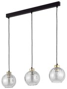 Φωτιστικό Οροφής Devi 4580 3xΕ27 15W 81x120cm Clear TK Lighting