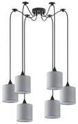 SE21-BL-B10-BL6-SH2 ADEPT PENDANT Grey Shade Pendant +