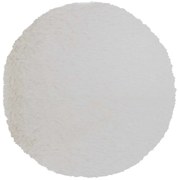 Γούνινο Στρογγυλό Χαλί (Φ160) Βιοκαρπέτ Krolik R16 Natural