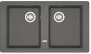 Franke Basis BFG 620 Stone Grey Γρανιτένιος Νεροχύτης 80cm