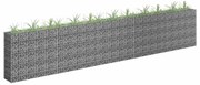 vidaXL Συρματοκιβώτιο-Γλάστρα Υπερυψωμένη 450x30x90 εκ. Γαλβ. Χάλυβας