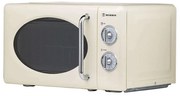 Φούρνος Μικροκυμάτων Με Grill Retro MWRS-20701C 45,1x35,4x25,6cm 20lt 700W Cream Morris