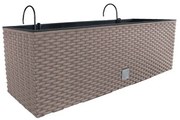 Ζαρντινιέρα Κρεμαστή (58x18x19.5) Marhome Rato 3 Σε 1 Μόκκα 09-DRC600W-7529U