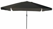 vidaXL Παράσολι Κήπου ø395 x 245 cm Μαύρο