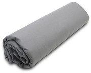 Κατωσέντονο Menta με λάστιχο 19 Dark Grey Ημίδιπλο (120x200+20)
