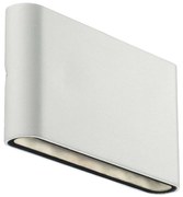 Φωτιστικό Τοίχου Kinver 84181001 17,5x9cm Led 400Lm 2x6W 3000K IP54 White Nordlux Metal