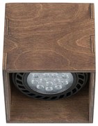 Φωτιστικό Οροφής - Σποτ Dale 7612 1xGU10 15W Dark Brown Nowodvorski Ξύλο