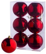Χριστουγεννιάτικες μπάλες 6τμχ 4,5cm - Christmas decoration balls 6pcs