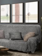 Ριχτάρι SOGGY TAUPE Taupe Ριχτάρι τετραθέσιου καναπέ: 180 x 340 εκ. MADI