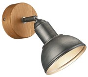 Φωτιστικό Τοίχου - Σποτ Delhi 803400167 11x18x20cm 1xE14 40W Nickel-Natural Trio Lighting