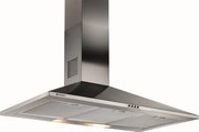 Pyramis Καμινάδα Τετράγωνη Lux Απορροφητήρας Επίτοιχος Inox 60 cm