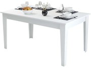 Τραπέζι Με Αποθηκευτικό Χώρο HM9507.06 145x88x75cm White Μελαμίνη