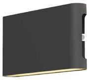 InLight Niskey - LED 14W 3CCT Up and Down Wall Light in Anthracite Color 80204140