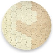 Στρογγυλό Χαλί All Season (Φ140) Lorena Canals Honeycomb Golden