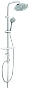 Στήλη Ντους Mε Tηλέφωνο Rondo Lux NP23 98,5cm Inox Ferro Ατσάλι,Abs