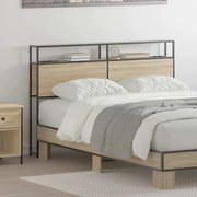 vidaXL Κεφαλάρι Αποθήκης Sonoma Δρυς 135 cm Επεξεργασμένο ξύλο