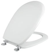 Κάλυμμα Λεκάνης WC Polyester B.T Λευκό 43,5-49x35cm Οπές 12-20cm για Ideal Standard Liuto, Gravena Rhonda Elvit 0093