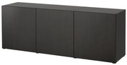 BESTÅ σύνθεση αποθήκευσης με πόρτες, 180x42x65 cm 393.249.80