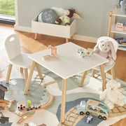 Παιδικό Τραπεζάκι + Καρέκλες (Σετ 3τμχ) Z-L Scandi White 13501