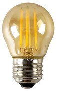 LED FILAMENT E27 BALL AMBER DIM 4W 2700K 230V AC 390LM RA80 ACA GLAMO4WWDIMAM