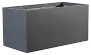 Supergreens Γλάστρα Πήλινη Ορθογώνια Solid Μαύρη M 60x30x30 εκ. - B-2170-8 - B-2170-8