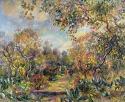 Αναπαραγωγή Landscape at Beaulieu, c.1893, Pierre Auguste Renoir