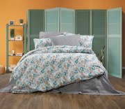 Σετ Σεντόνια Polycotton Υπέρδιπλα 220x240εκ. Daisies Petrol SB HOME