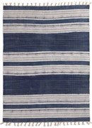 Χαλί Lotus Cotton Kilim 035 Beige-Dark Blue Royal Carpet 140X200cm