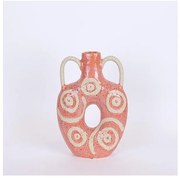 Βάζο Κεραμικό Ροζ-Μπεζ 20.5x72x31cm 752-20337 Estheti-752-20337-Ροζ 752-20337