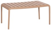 Τραπέζι κήπου KORVER C6334.04 Χαμηλό Πολυπροπυλένιο Καπουτσίνο 100x60x46Υ εκ. 100x60x46 εκ.