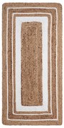 Χαλί Διαδρόμου (60x130) Silk Fashion 1725 Natural/White