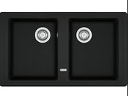 Franke Smartline Basis BFG 620 Black Matt Γρανιτένιος Νεροχύτης 80 cm