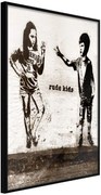 Αφίσα - Banksy: Rude Kids - 40x60 - Μαύρο - Χωρίς πασπαρτού