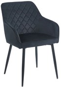 Πολυθρόνα Siena 11.1701 54x58x82cm Black Zita Plus