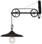 Φωτιστικό Τοίχου Lionel HL-5260 77-2359 65x33x60cm 1xE27 60W Black Homelighting