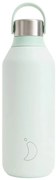 Μπουκάλι Θερμός Series 2 Chilly's με χωρητικότητα 500ml και διατήρηση θερμοκρασίας 12h ζεστό / 24h κρύο - Lichen Green