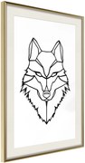 Αφίσα - Wolf Look - 40x60 - Χρυσό - Με πασπαρτού